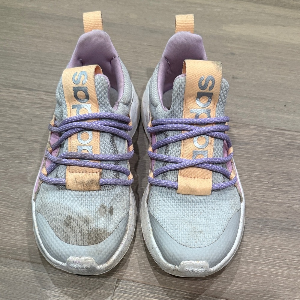 adidas Kids Sneakers in Gray and Orange